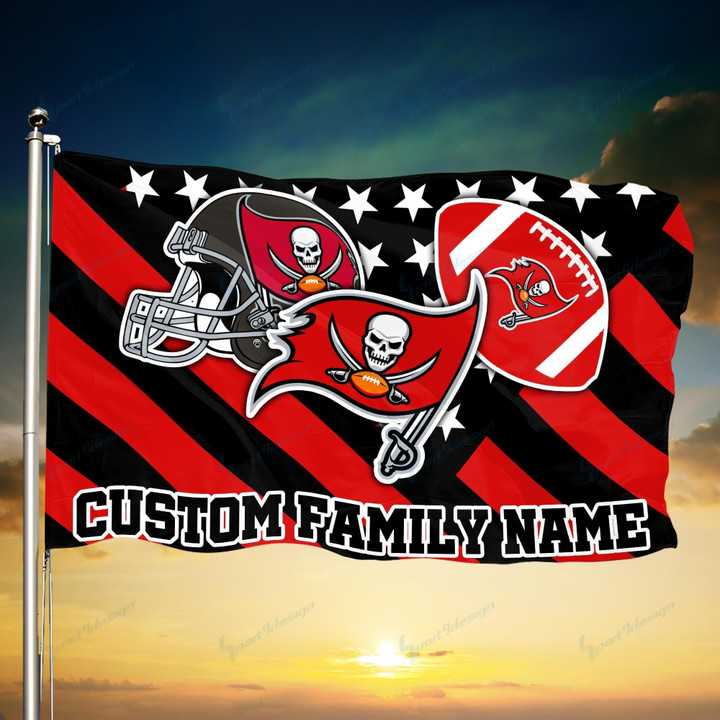 Tampa Bay Buccaneers Personalized Flag 93