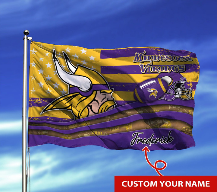 Minnesota Vikings Personalized Flag 19