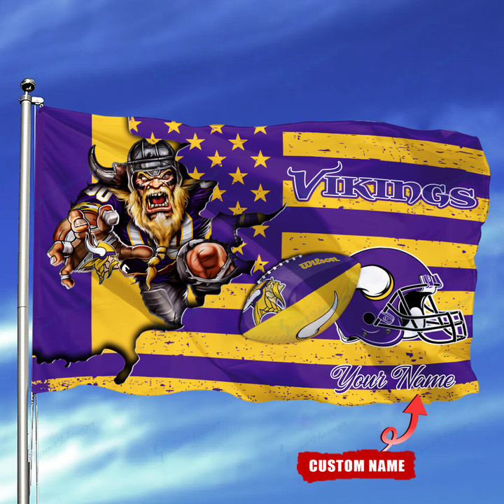 Minnesota Vikings Personalized Flag 127