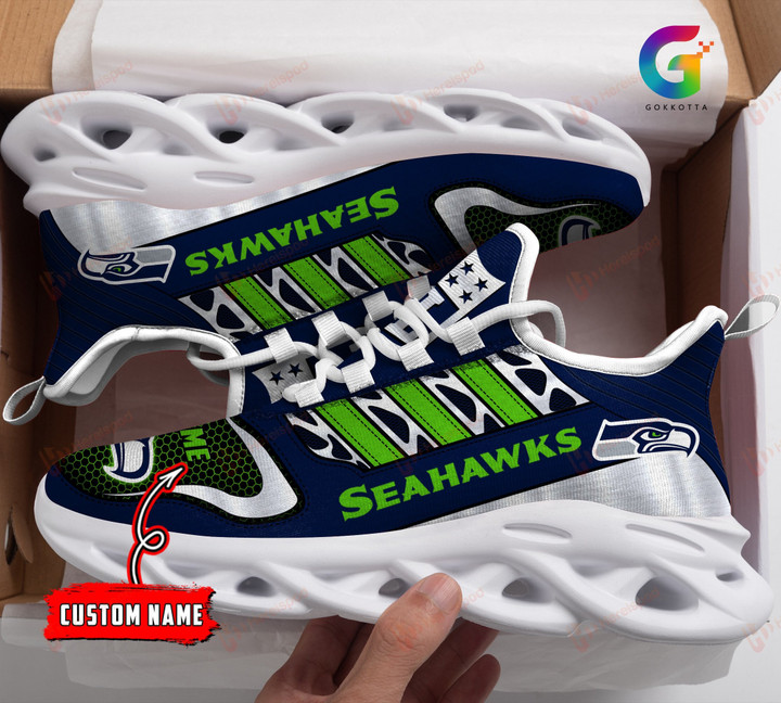 Seattle Seahawks Personalized Yezy Running Sneakers 226