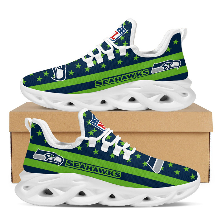Seattle Seahawks Yezy Running Sneakers 35
