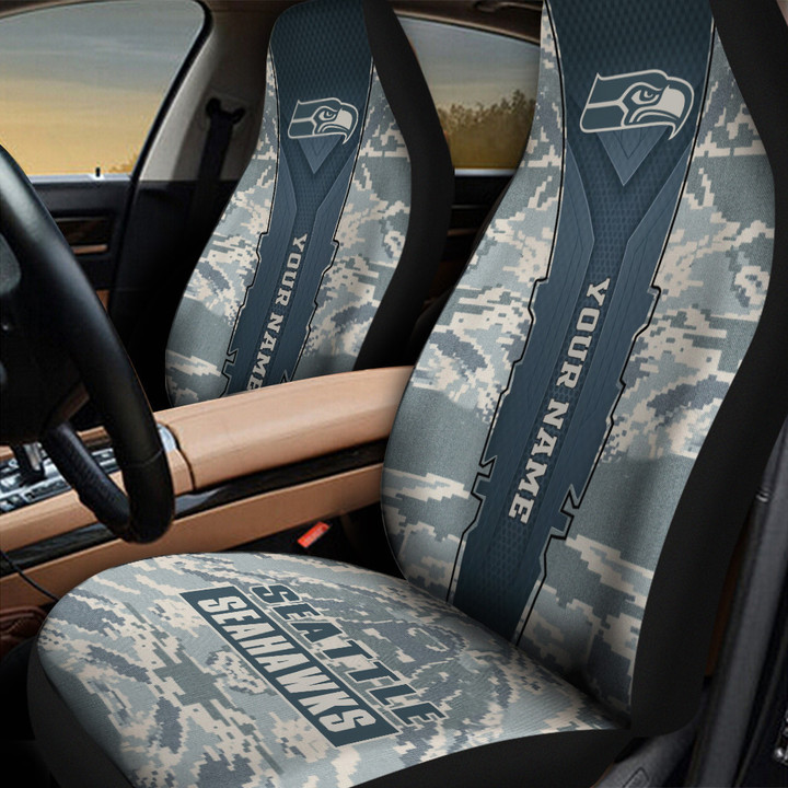 Seattle Seahawks Personalized Car Seat Covers BG263
