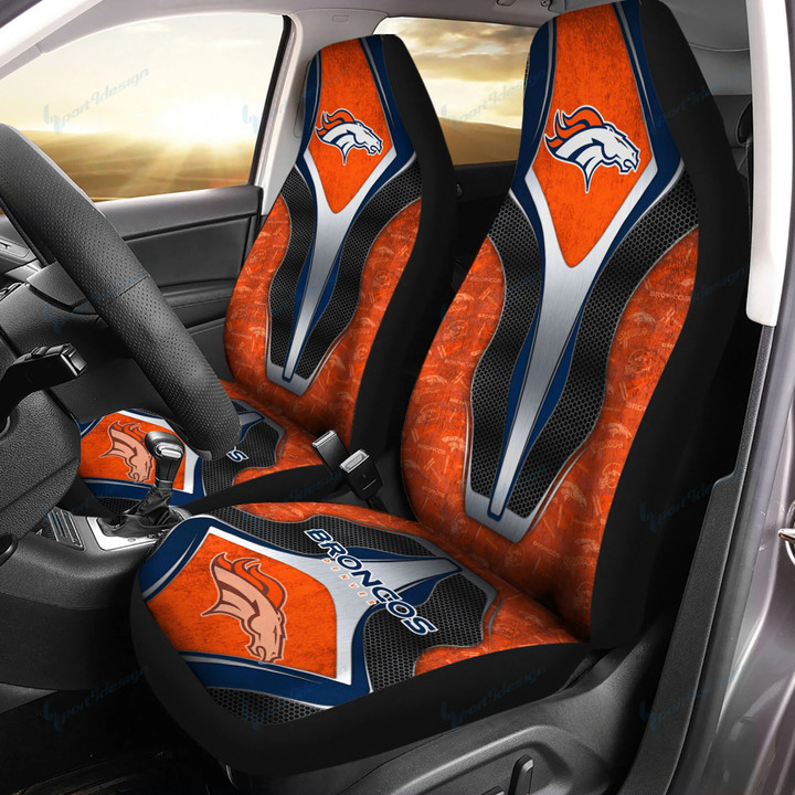 Denver Broncos Car Seat Covers BG33