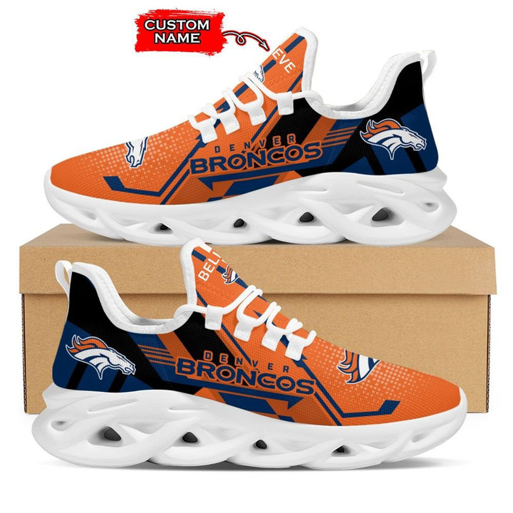 Denver Broncos Personalized Yezy Running Sneakers 787
