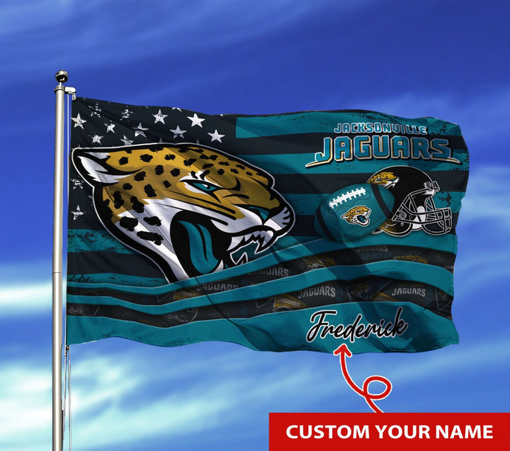 Jacksonville Jaguars Personalized Flag 14