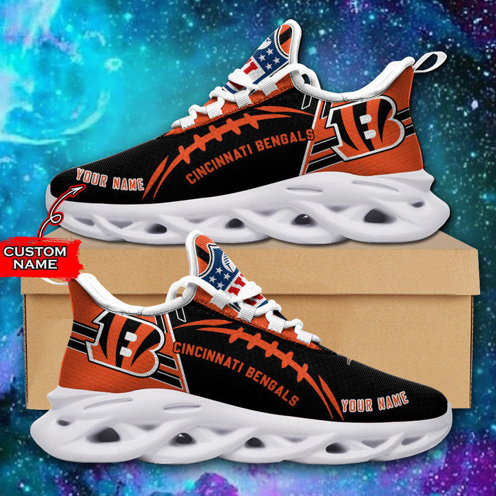 Cincinnati Bengals Personalized Yezy Running Sneakers SPD725