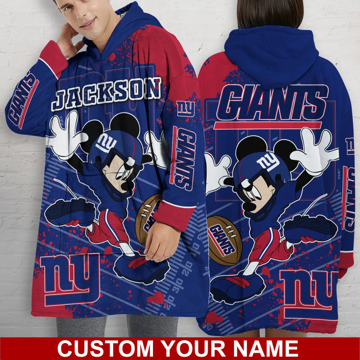 New York Giants Personalized Snug Hoodie BG33
