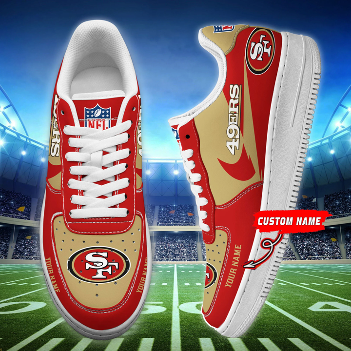 San Francisco 49ers Personalized AF1 Shoes BG221
