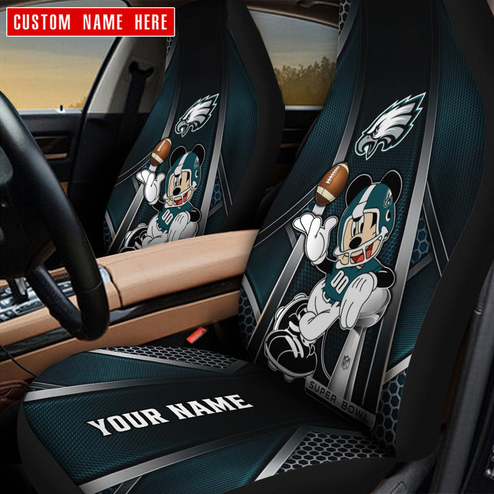 Philadelphia Eagles Personalized Car Seat Covers BG366