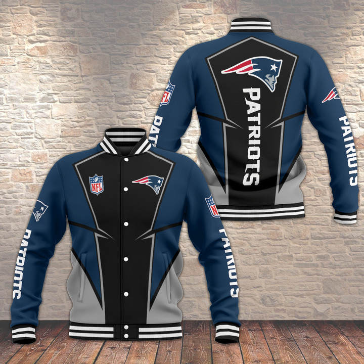 New England Patriots Baseball Jacket 13