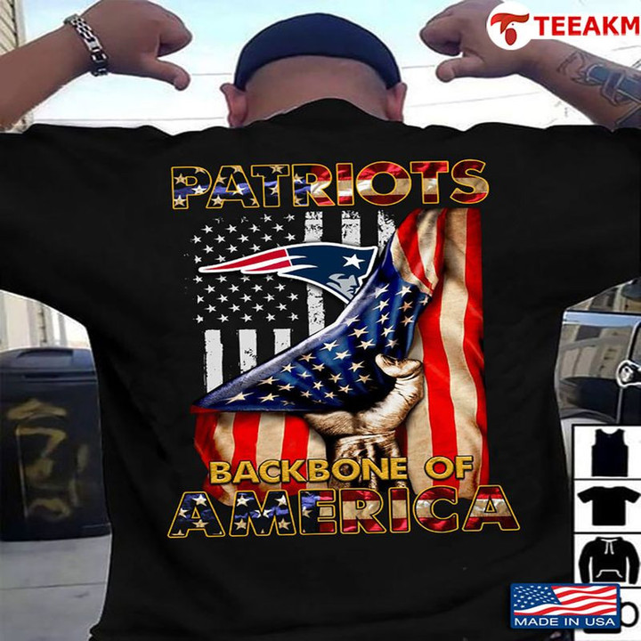 New England Patriots Backbone Of America Classic Unisex T-Shirt BG533