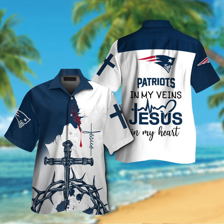 New England Patriots Button Shirt BB792