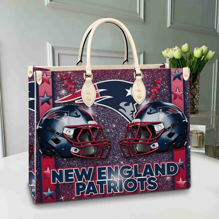 New England Patriots Leather Hand Bag BB235