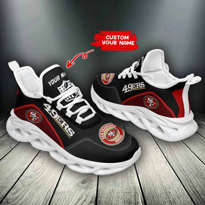 NFL San Francisco 49ers (Your Name) Max Soul Shoes Nicegift MSS-S6H8