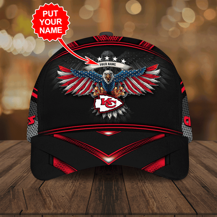 NFL Kansas City Chiefs (Your Name) 3D Cap Nicegift 3DC-N3R7