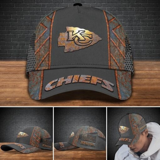 NFL Kansas City Chiefs (Your Name) 3D Cap Nicegift 3DC-X0Z3