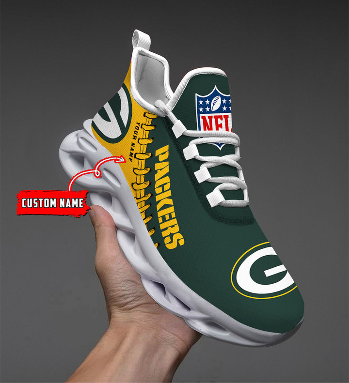 NFL Green Bay Packers (Your Name) Max Soul Shoes Nicegift MSS-R0N8