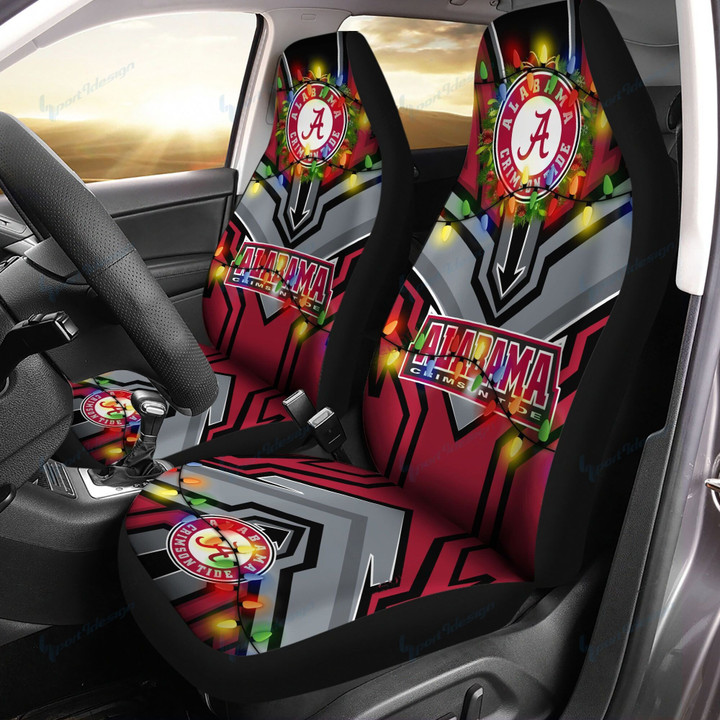 NCAAF Alabama Crimson Tide Car Seat Cover Nicegift CSC-Q7W6