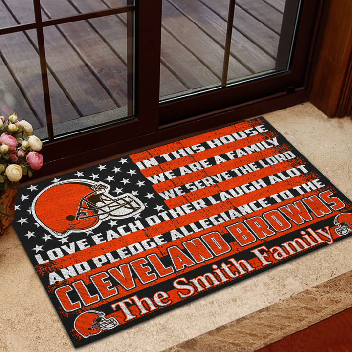 Cleveland Browns Personalized Doormat BG291