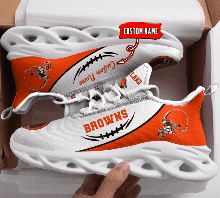 Cleveland Browns Personalized Yezy Running Sneakers BG61
