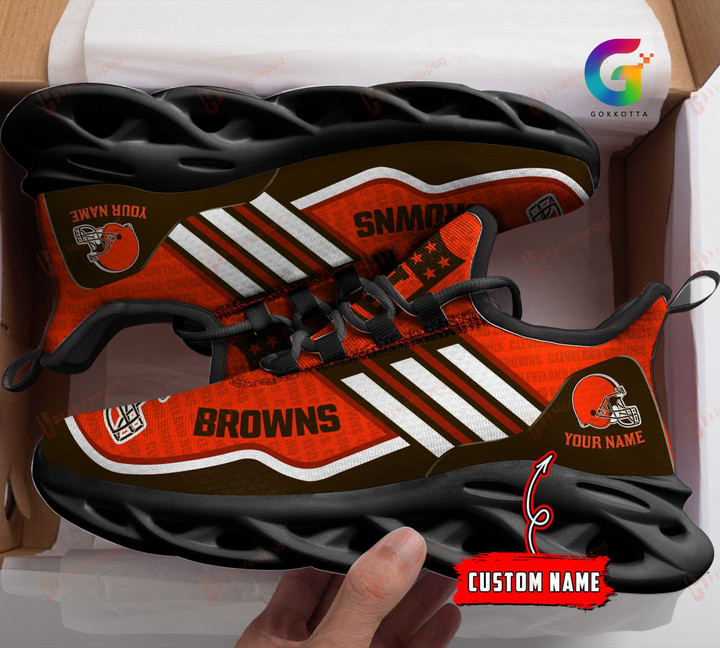 Cleveland Browns Personalized Yezy Running Sneakers 149