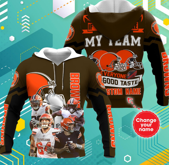 Cleveland Browns Personalized All Over Printed 620