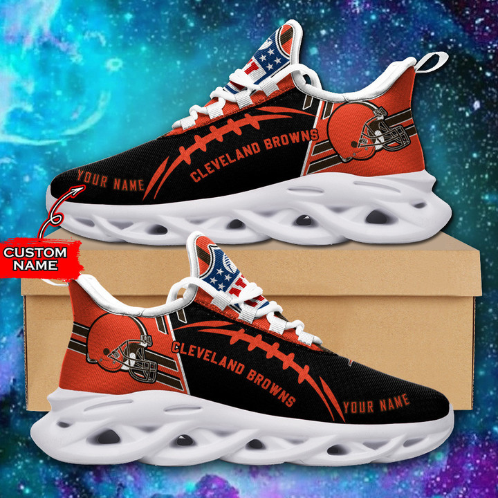 Cleveland Browns Personalized Yezy Running Sneakers SPD726