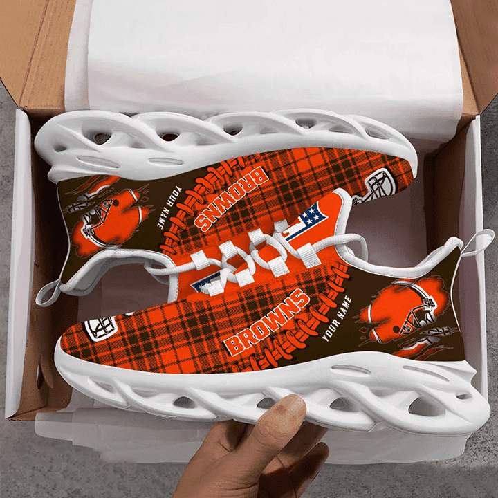 Cleveland Browns Personalized Yezy Running Sneakers SPD282