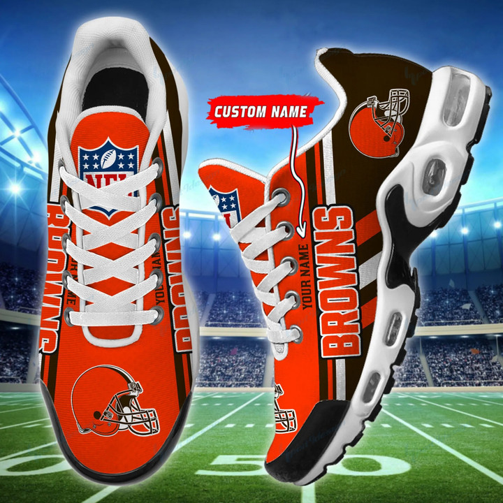 Cleveland Browns Personalized Plus T-N Youth Sneakers BG55