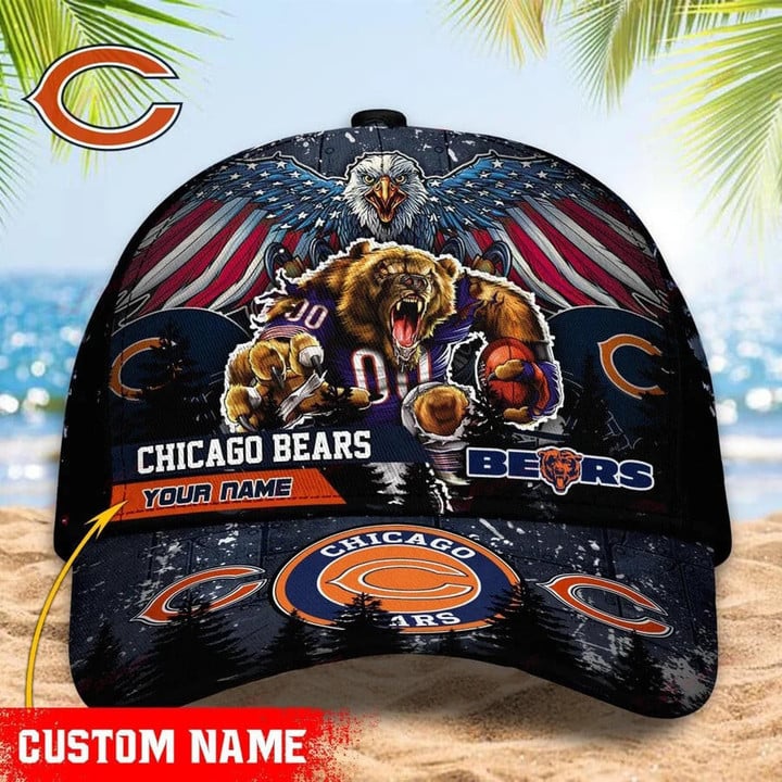 Chicago Bears Personalized Classic Cap BB527