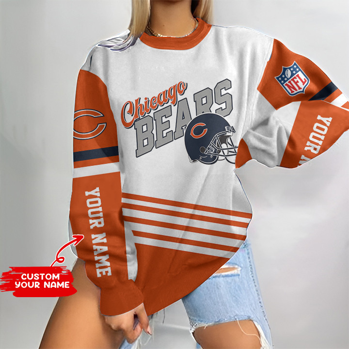 Chicago Bears Personalized Round Neck Sweatshirt BG45