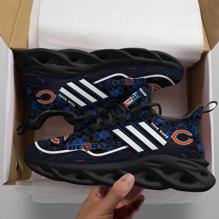 Chicago Bears Personalized Yezy Running Sneakers SPD644