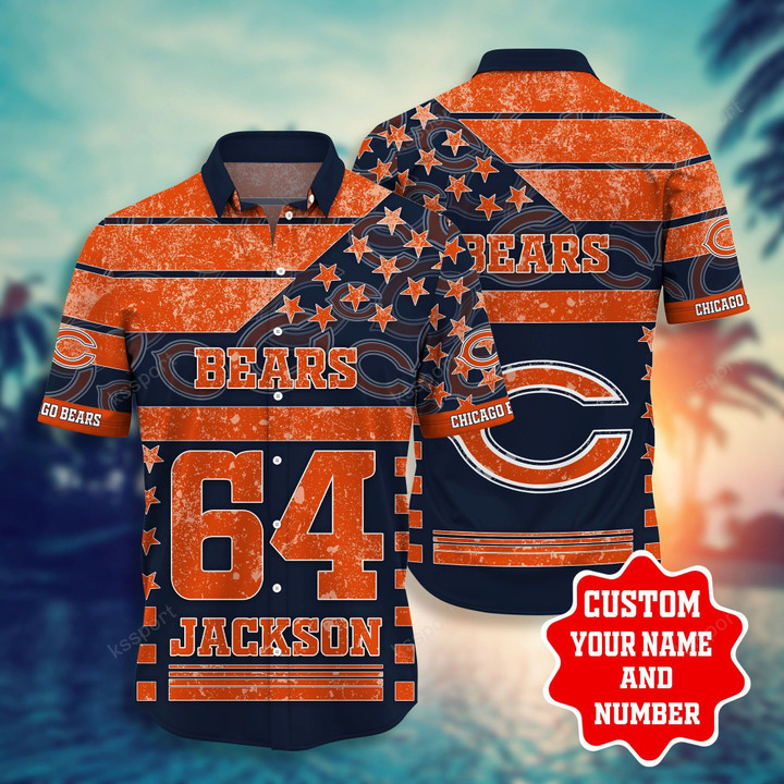 Chicago Bears Personalized Shirt and Shorts BG224