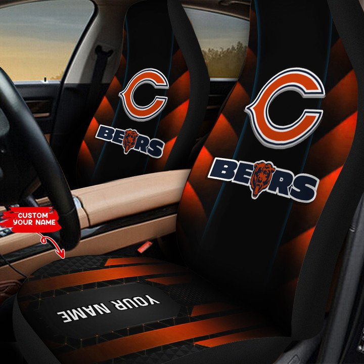 Chicago Bears Personalized Car Seat Covers BG471