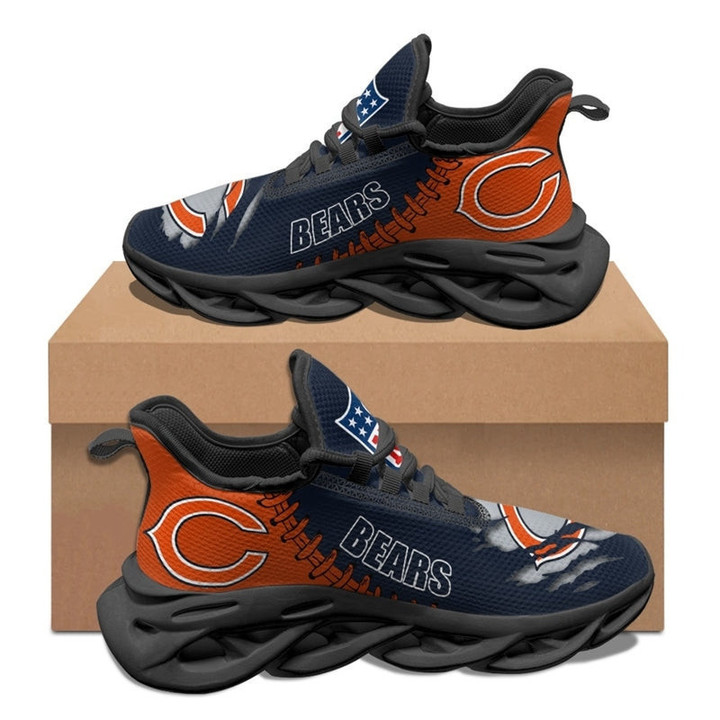 Chicago Bears Sneakers 3D Max Soul Shoes