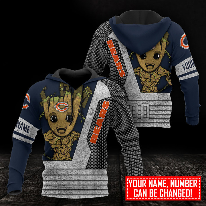 Chicago Bears Personalized Hoodie BB468