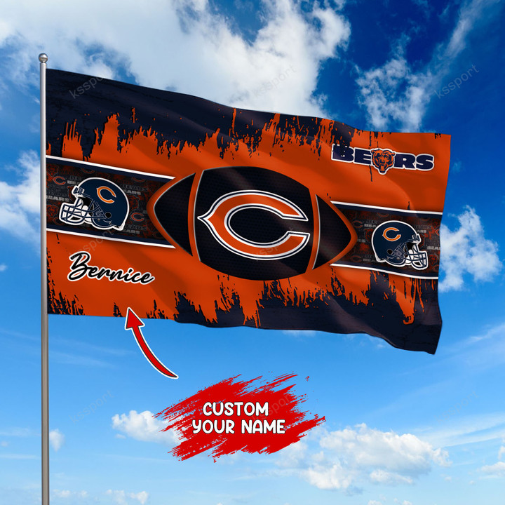 Chicago Bears Personalized Flag 378