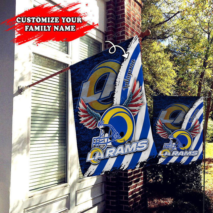 Los Angeles Rams Personalized Flag 460