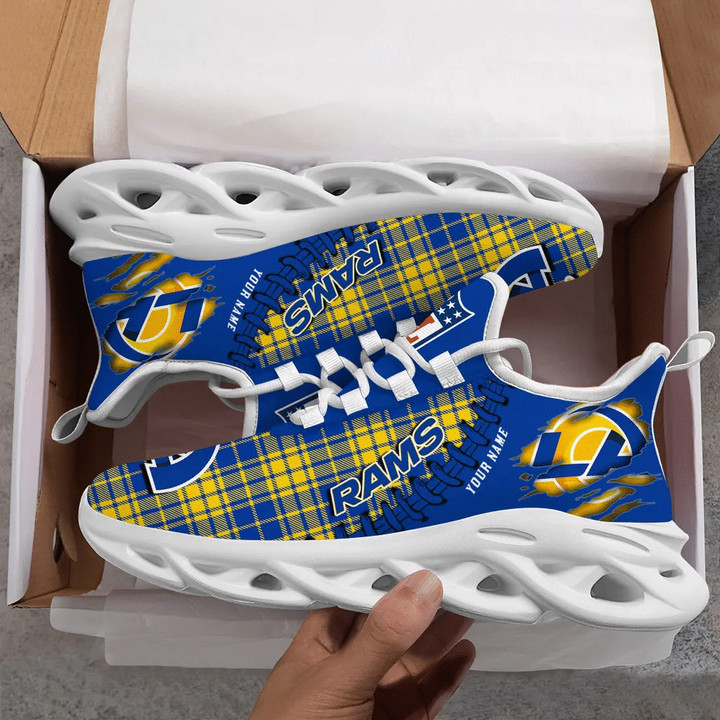 Los Angeles Rams Personalized Yezy Running Sneakers SPD293