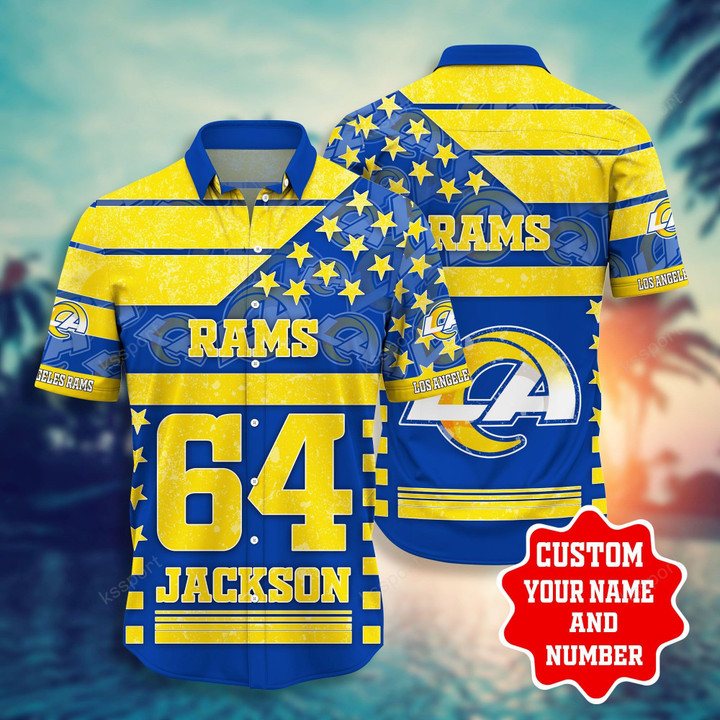Los Angeles Rams Personalized Shirt and Shorts BG237