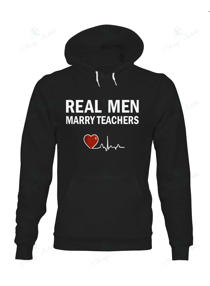 Couple shirts - Real men marry teachers - Shirt 1