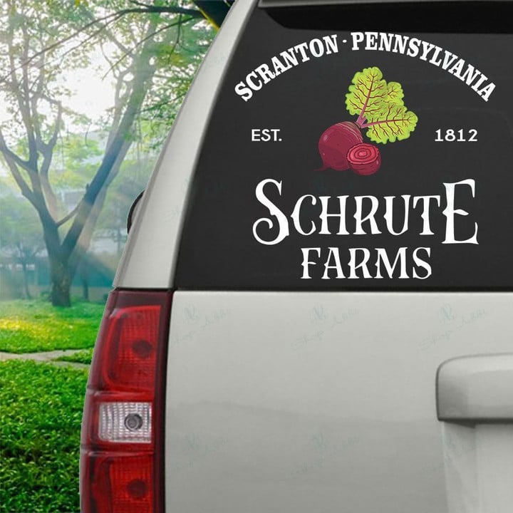 The Office, Schrute Farms 12x12inch Decal BBDECAL0004