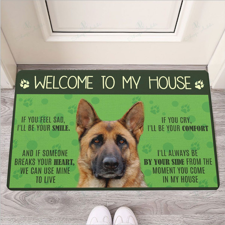 Welcome To My House German Shepherd Dog Doormat