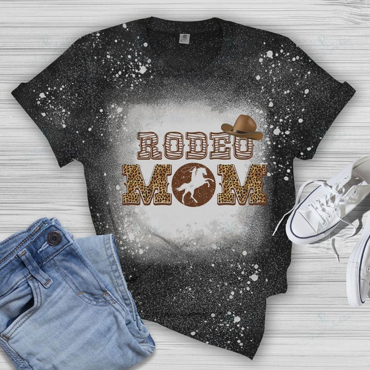 Rodeo Mom 2D Bleached T-shirt