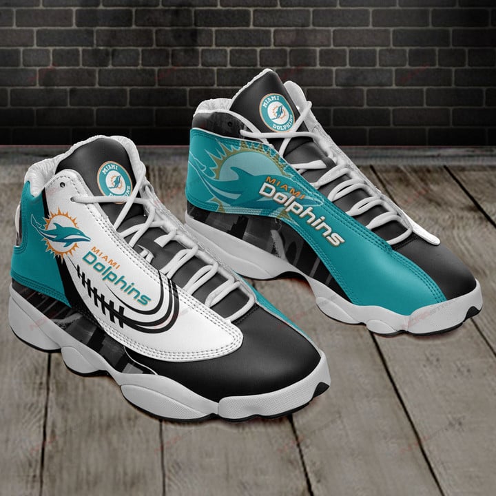 Miami Dolphins Air JD13 Sneakers 457
