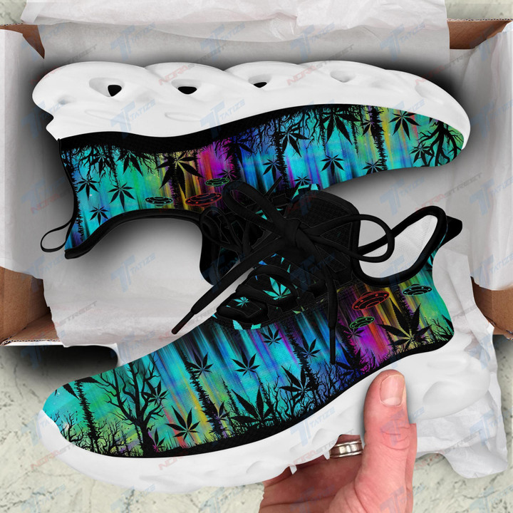 Hologram weed alien Clunky Sneakers