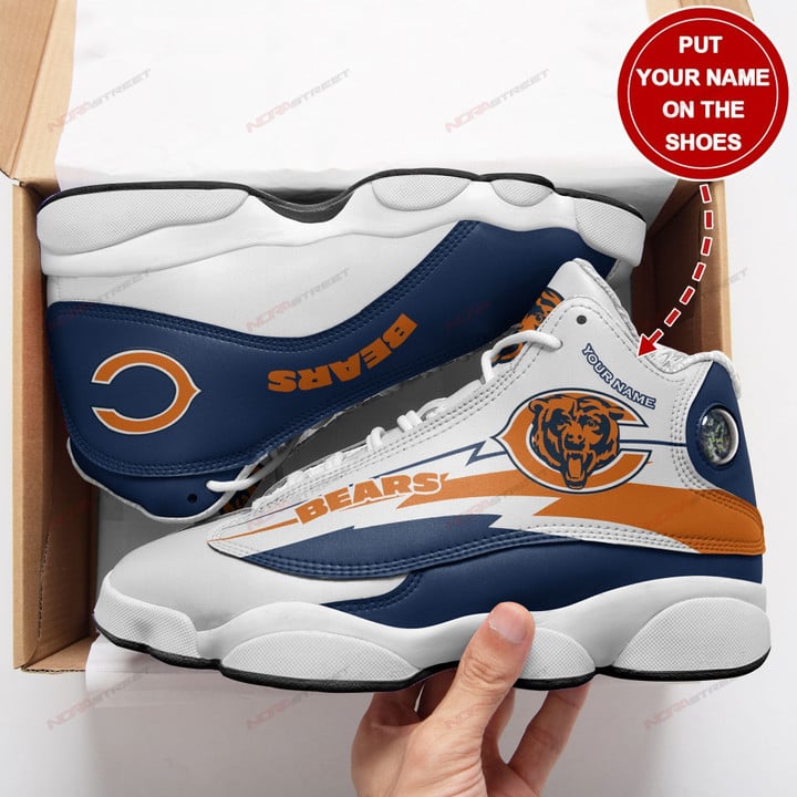 Chicago Bears Personalized Air JD13 Sneakers 550