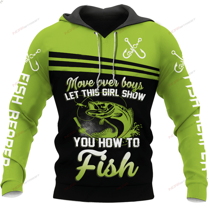 Fishing Let This Girl Show You How To Fish 3D All Over Printed Hoodie 158
