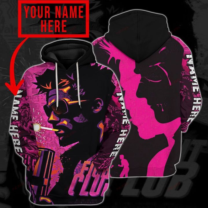 Fight Club Movie 3D Custom Name T-SHIRT HOODIE