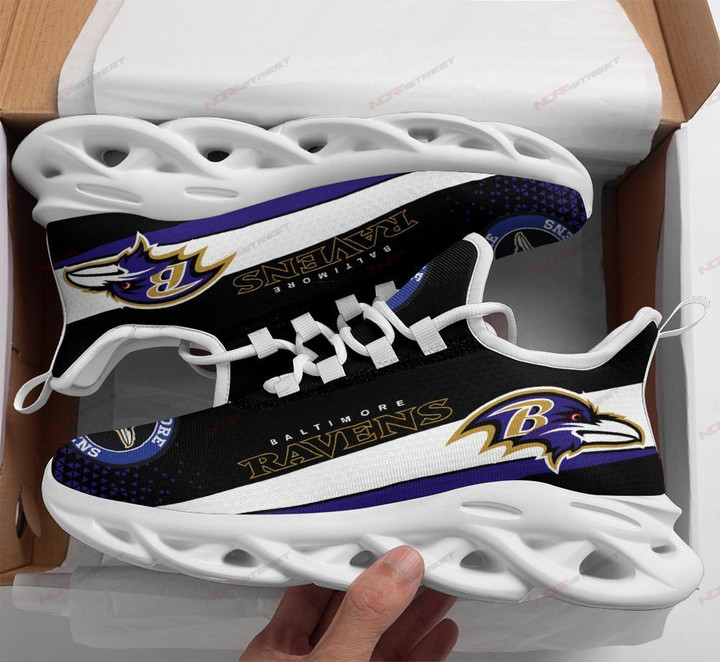 Baltimore Ravens Yezy Running Sneakers 07
